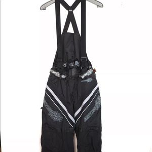 Arctiva Adult Snowmobile Vibe Shell Snow Ski Snowboard Pant Bibs Black Size M